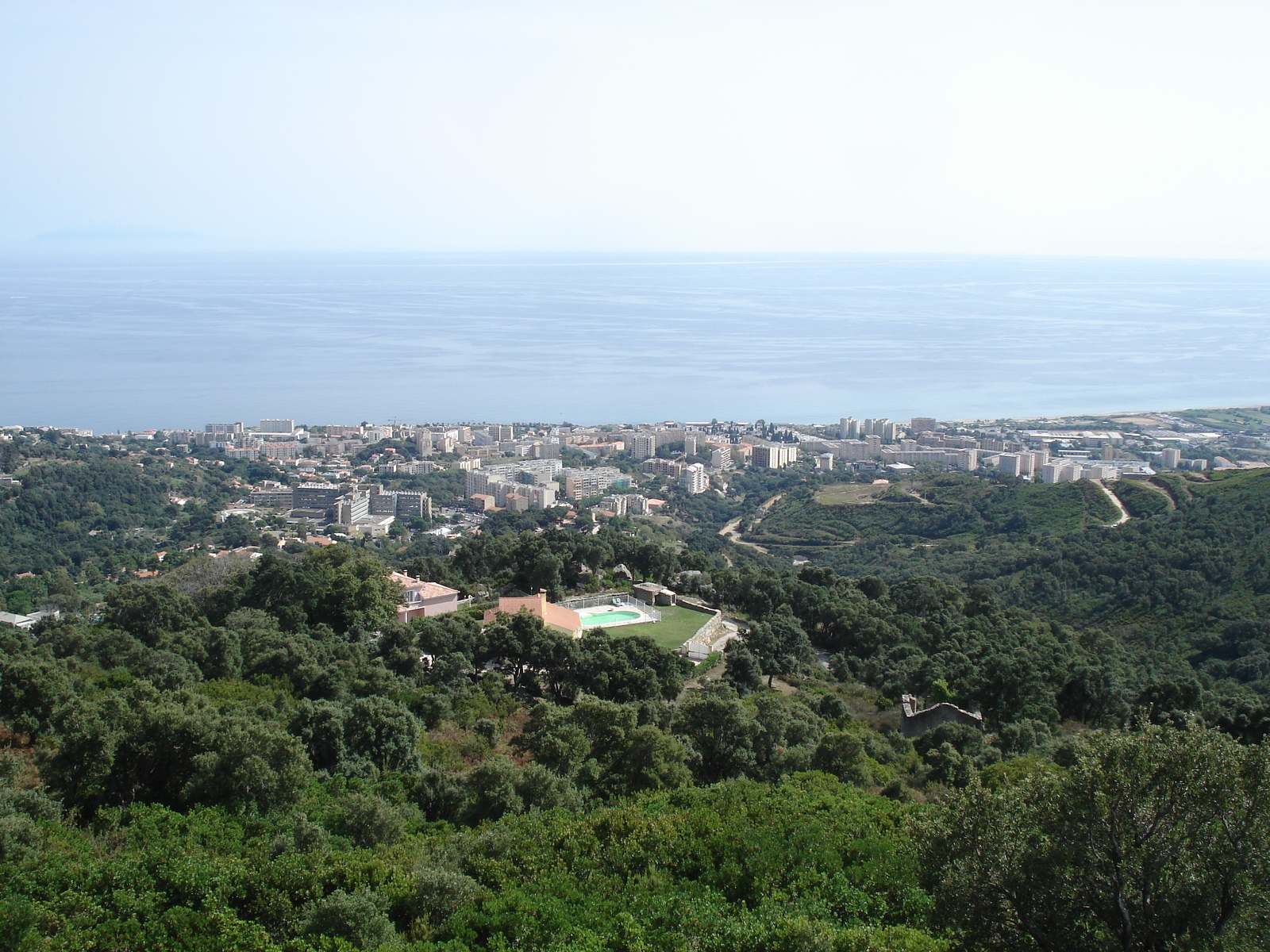 รูปถ่าย ฝรั่งเศส(France) คอร์สิคา(Corsica) ถนนจากบัสตียาไปแซ็งฟลอร็อง(Bastia to Saint Florent Road) 2006-09 26