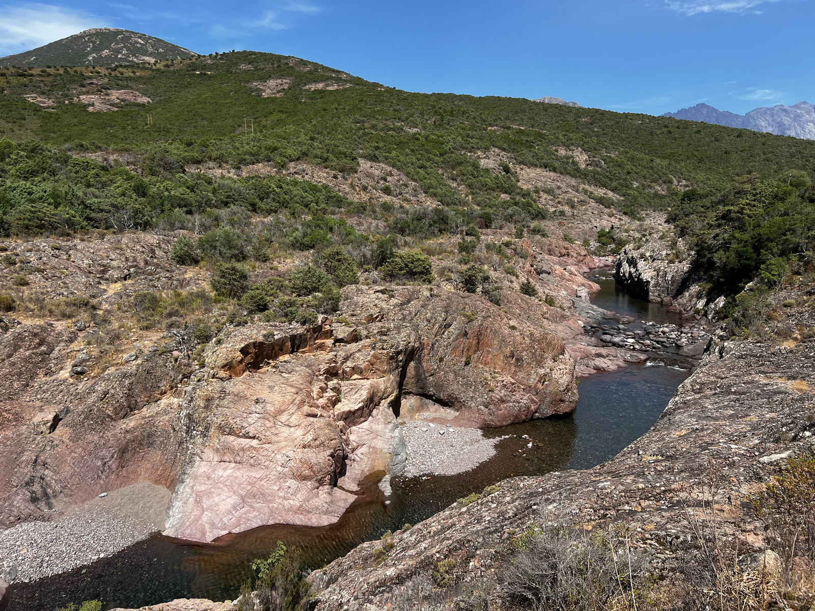 รูปถ่าย ฝรั่งเศส(France) คอร์สิคา(Corsica) แม่น้ำฟังโก(Fango river) 2022-06 11