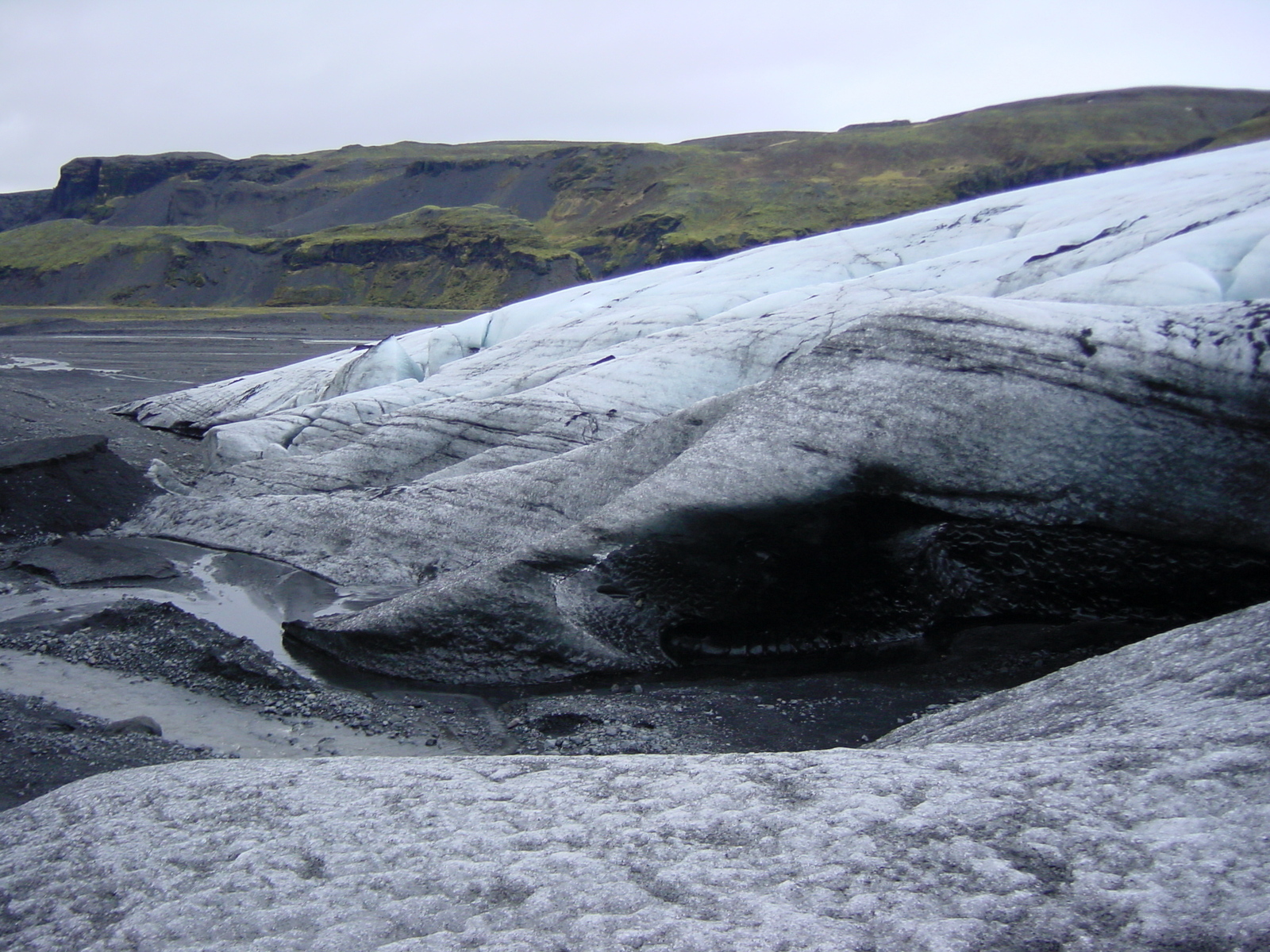 รูปถ่าย ไอซ์แลนด์(Iceland) เมียร์กาลส์โจกูล(Myrdalsjokull) 2003-03 1