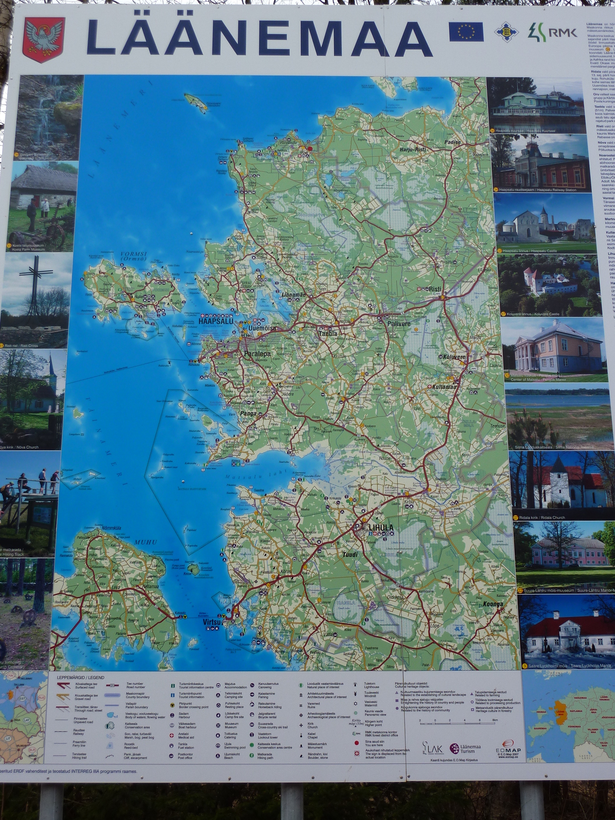 รูปถ่าย เอสโตเนีย(Estonia) ถนนจากทาลลินน์ไปฮาปซาลู(Tallinn to Haapsalu road) 2009-04 20