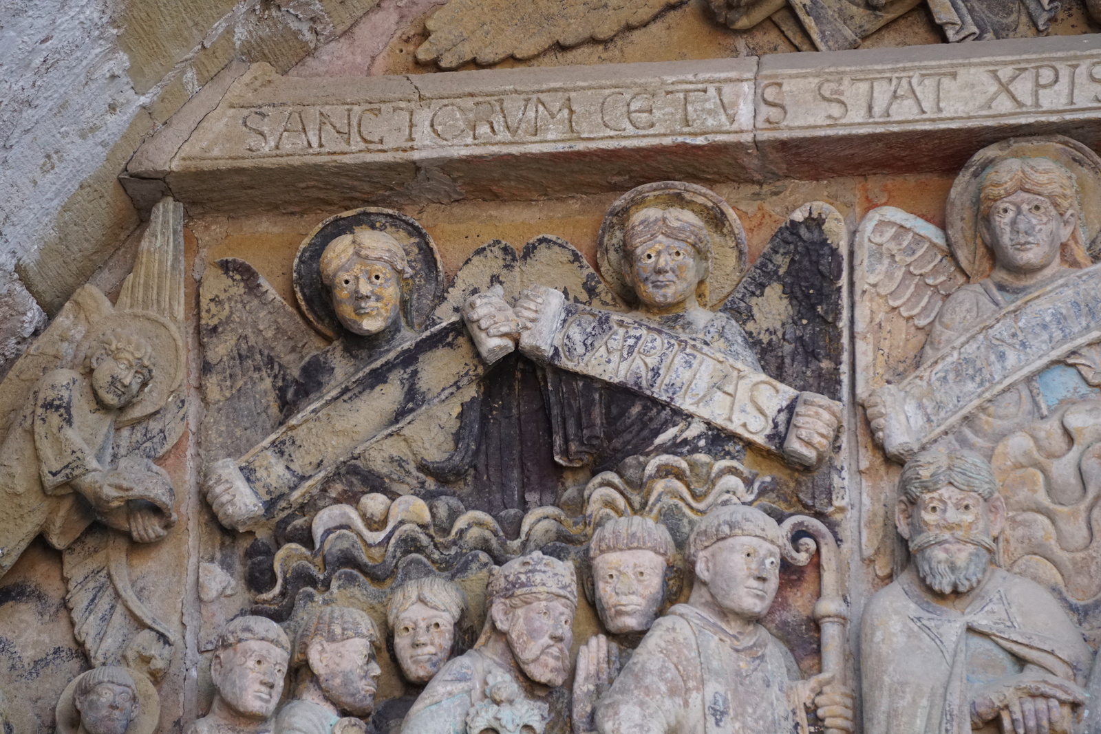รูปถ่าย ฝรั่งเศส(France) กงก์(Conques) โบสถ์แซ็งต์-ฟัว เดอ กงก์(Abbatiale Sainte-Foy de Conques) 2018-04 1