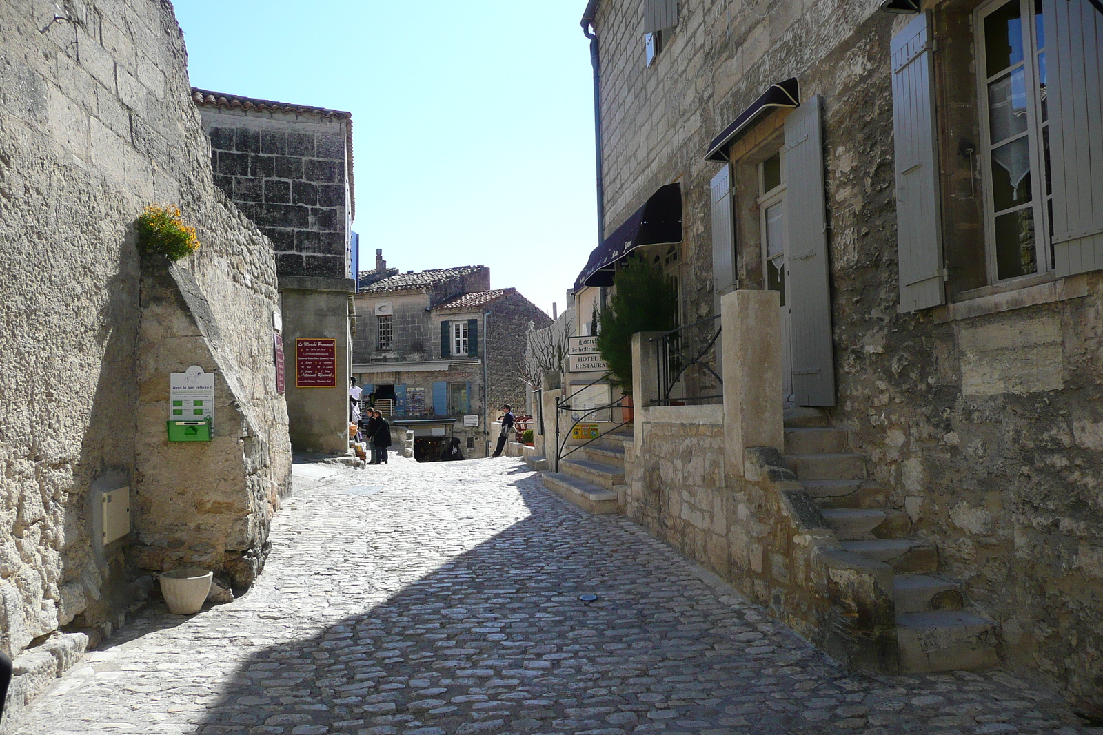 รูปถ่าย ฝรั่งเศส(France) เลส์โบเดอโพรว็องซ์(Baux de Provence) หมู่บ้านโบเดอโพรว็องส์(Baux de Provence Village) 2008-04 12