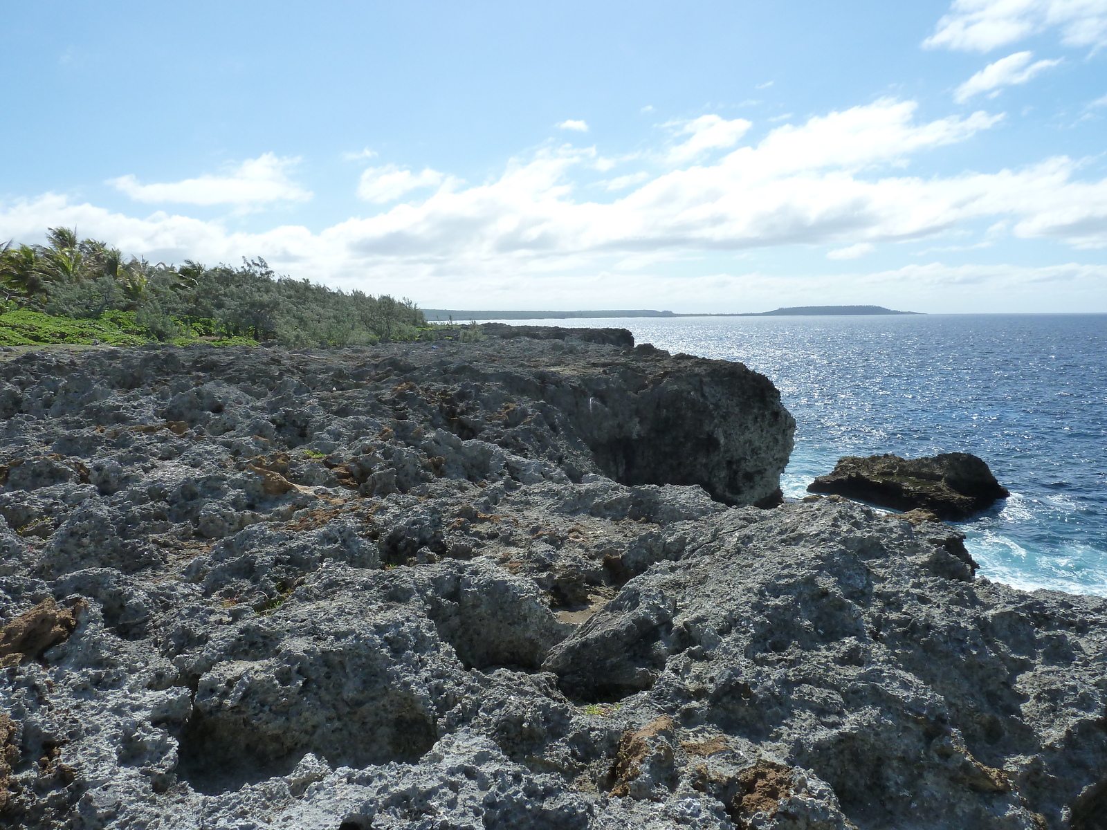 รูปถ่าย นิวแคลิโดเนีย(New Caledonia) เกาะลีฟู(Lifou) หน้าผาโซเดร(Xodre Cliffs) 2010-05 15
