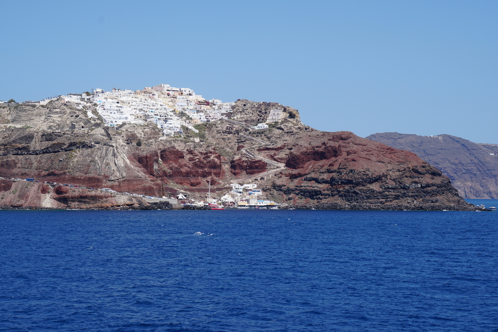 รูปถ่าย กรีก(Greece) ซานโตรินี(Santorini) แอ่งภูเขาไฟซานโตรินี(Santorini caldera) 2016-07 14