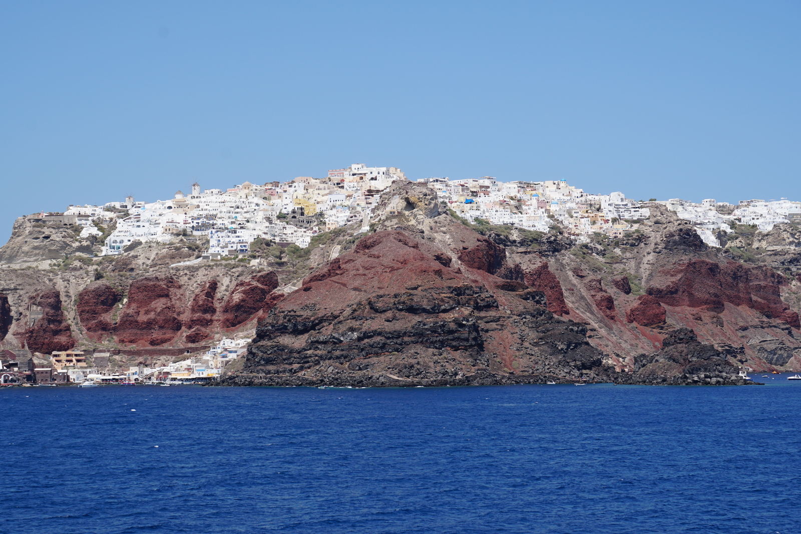 รูปถ่าย กรีก(Greece) ซานโตรินี(Santorini) แอ่งภูเขาไฟซานโตรินี(Santorini caldera) 2016-07 17