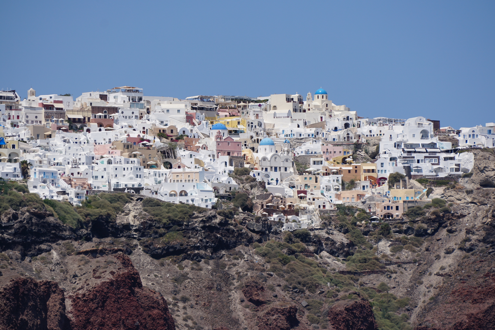 รูปถ่าย กรีก(Greece) ซานโตรินี(Santorini) แอ่งภูเขาไฟซานโตรินี(Santorini caldera) 2016-07 35