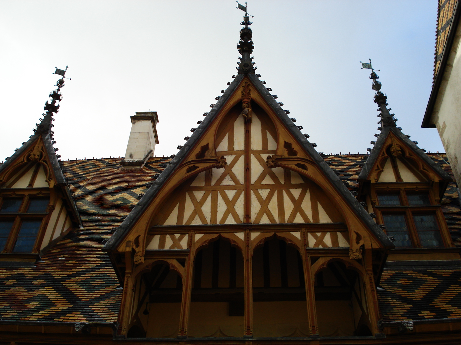 รูปถ่าย ฝรั่งเศส(France) โบนเนอ(Beaune) โรงพยาบาลเก่าโบน (ออสปิสเดอโบน)(Hospices de Beaune) 2007-01 19
