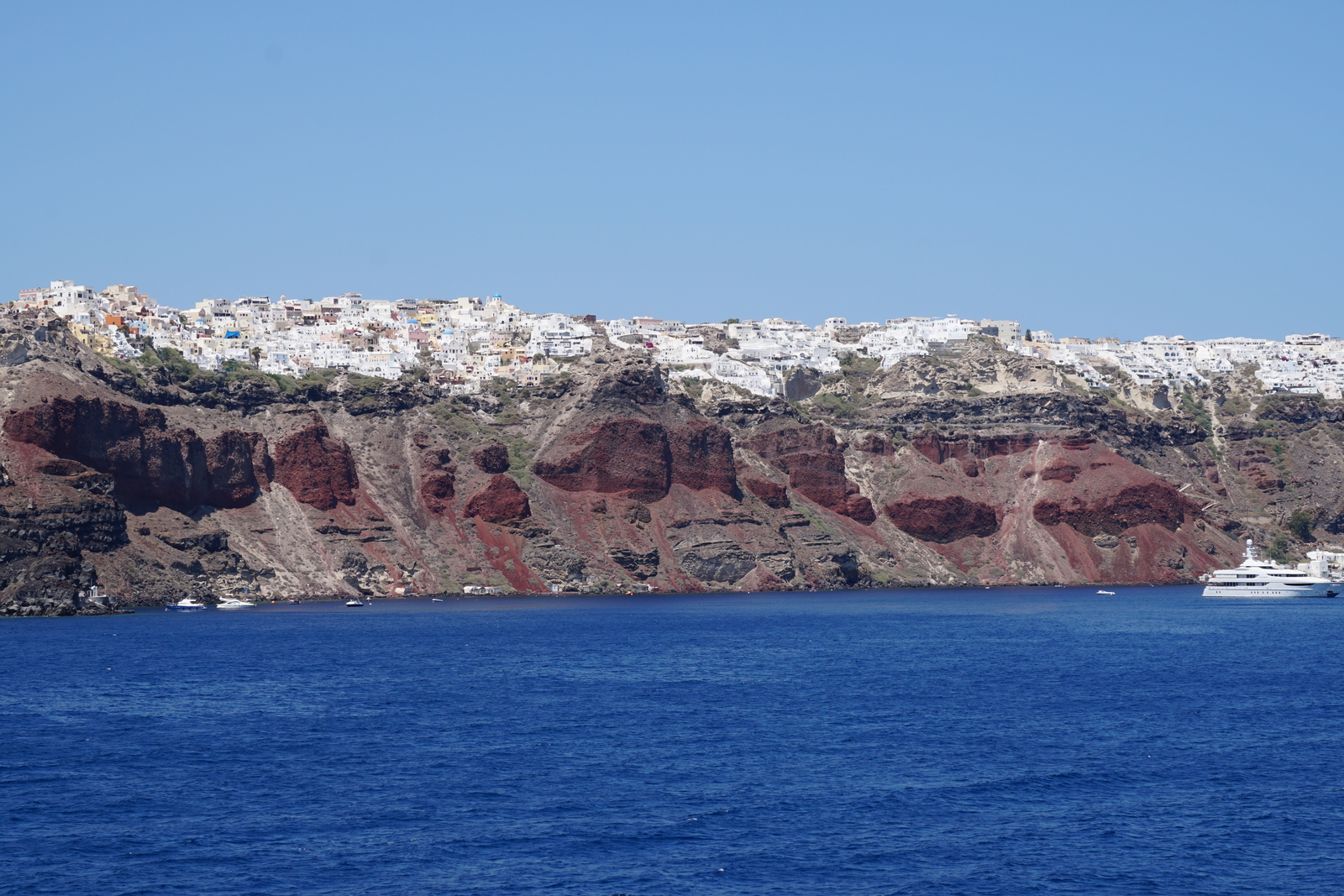 รูปถ่าย กรีก(Greece) ซานโตรินี(Santorini) แอ่งภูเขาไฟซานโตรินี(Santorini caldera) 2016-07 8