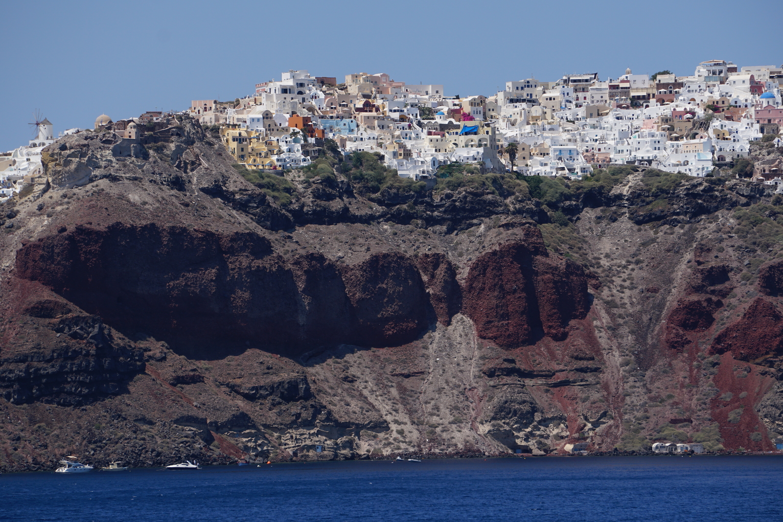 รูปถ่าย กรีก(Greece) ซานโตรินี(Santorini) แอ่งภูเขาไฟซานโตรินี(Santorini caldera) 2016-07 28