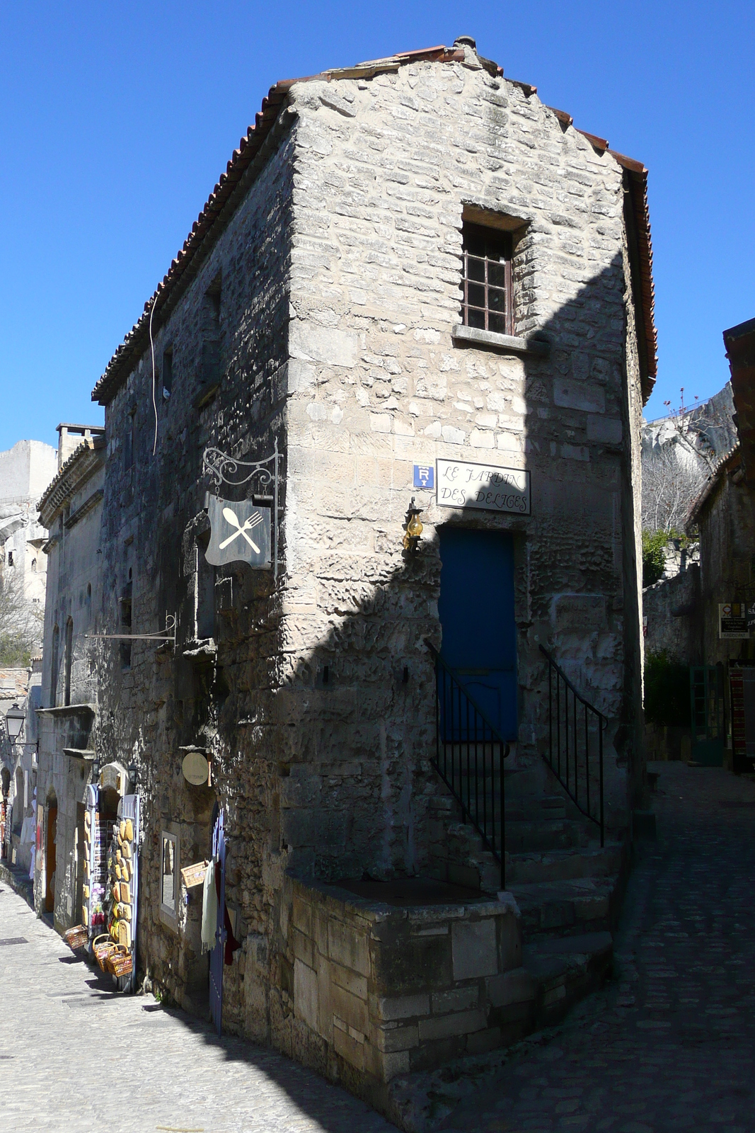 รูปถ่าย ฝรั่งเศส(France) เลส์โบเดอโพรว็องซ์(Baux de Provence) หมู่บ้านโบเดอโพรว็องส์(Baux de Provence Village) 2008-04 21