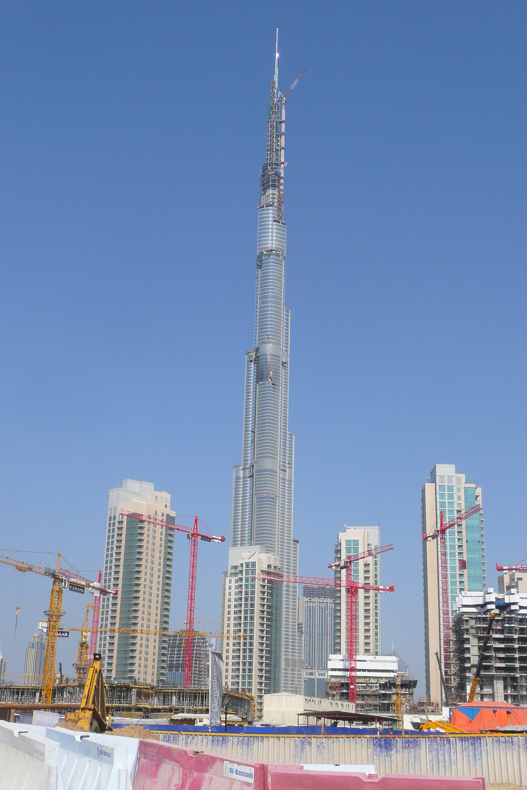 รูปถ่าย สหรัฐอาหรับเอมิเรตส์(United Arab Emirates) ดูไบ(Dubai) เบิร์จดูไบ(Burj Dubai) 2009-01 28