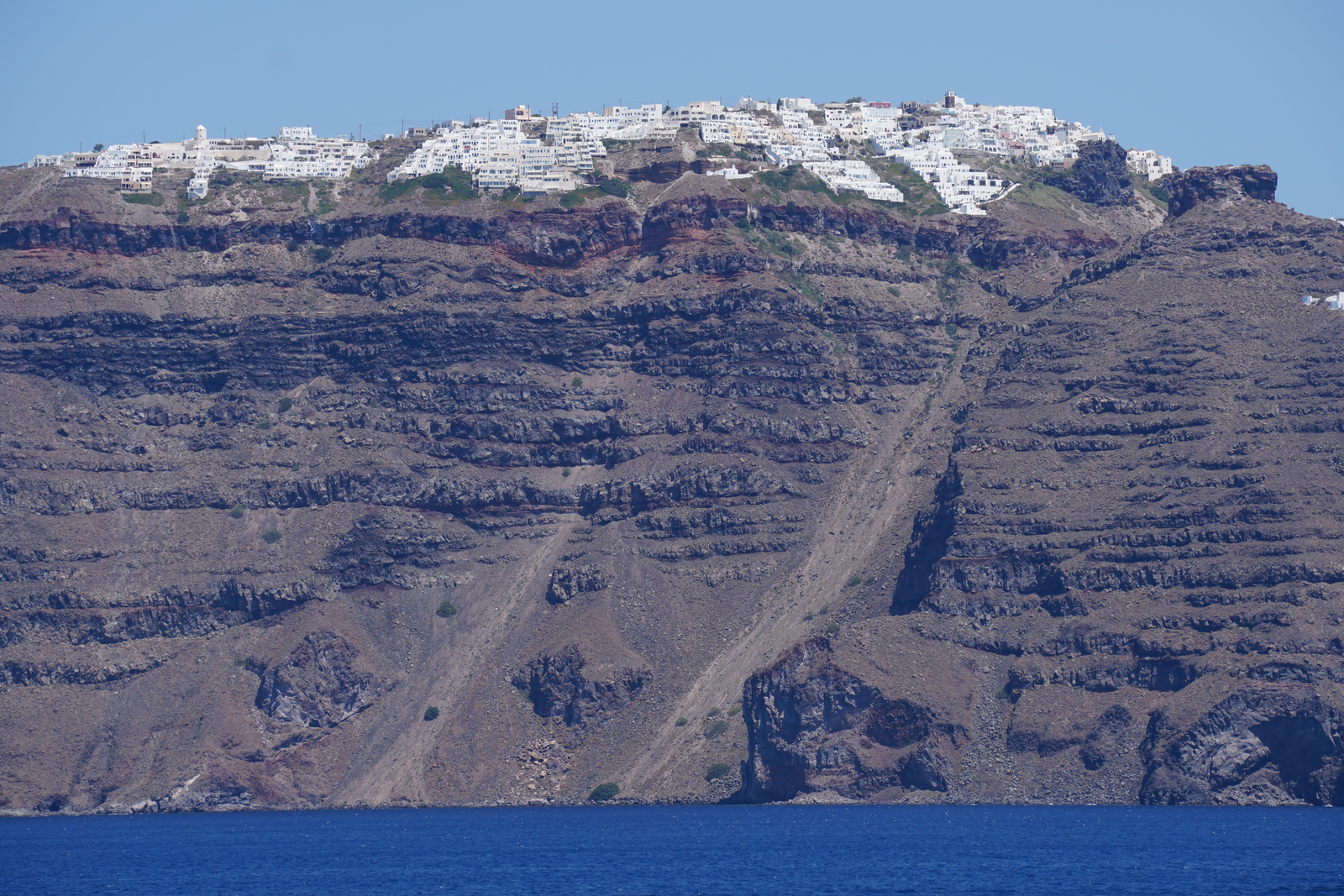 รูปถ่าย กรีก(Greece) ซานโตรินี(Santorini) แอ่งภูเขาไฟซานโตรินี(Santorini caldera) 2016-07 43