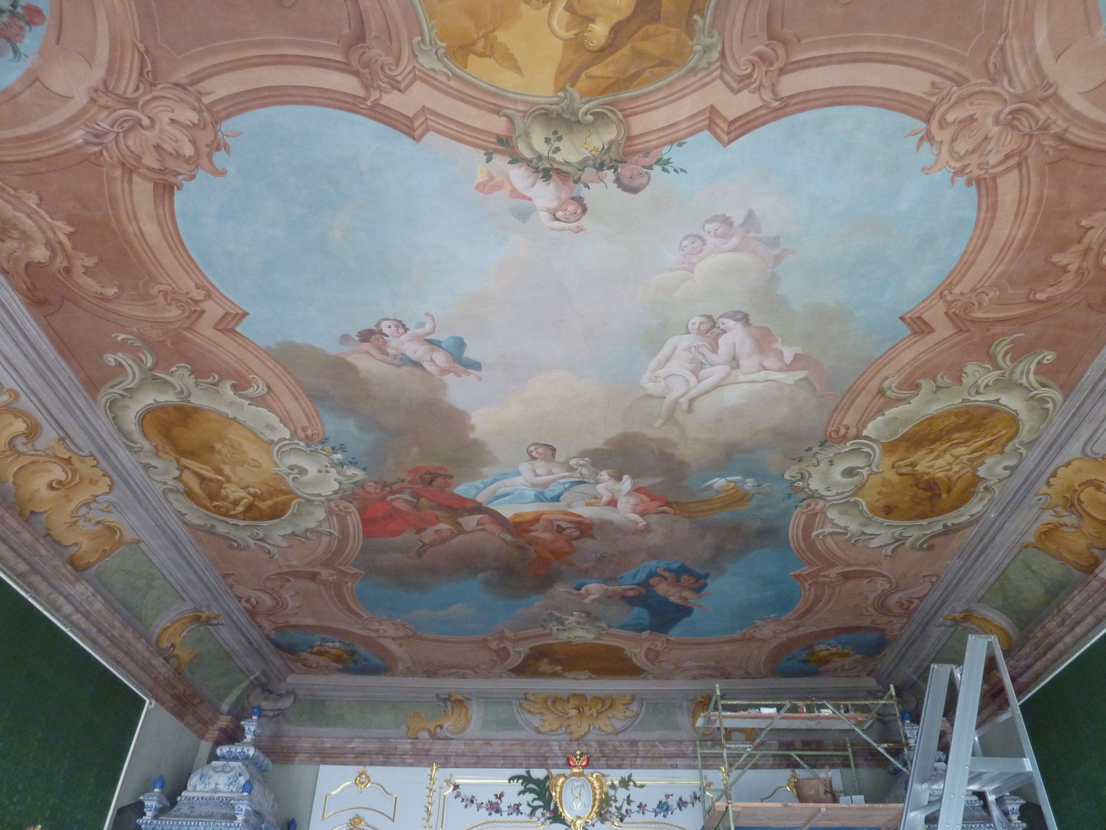 รูปถ่าย ลัตเวีย(Latvia) พระราชวังรุนดาเล(Rundale Palace) 2009-04 114