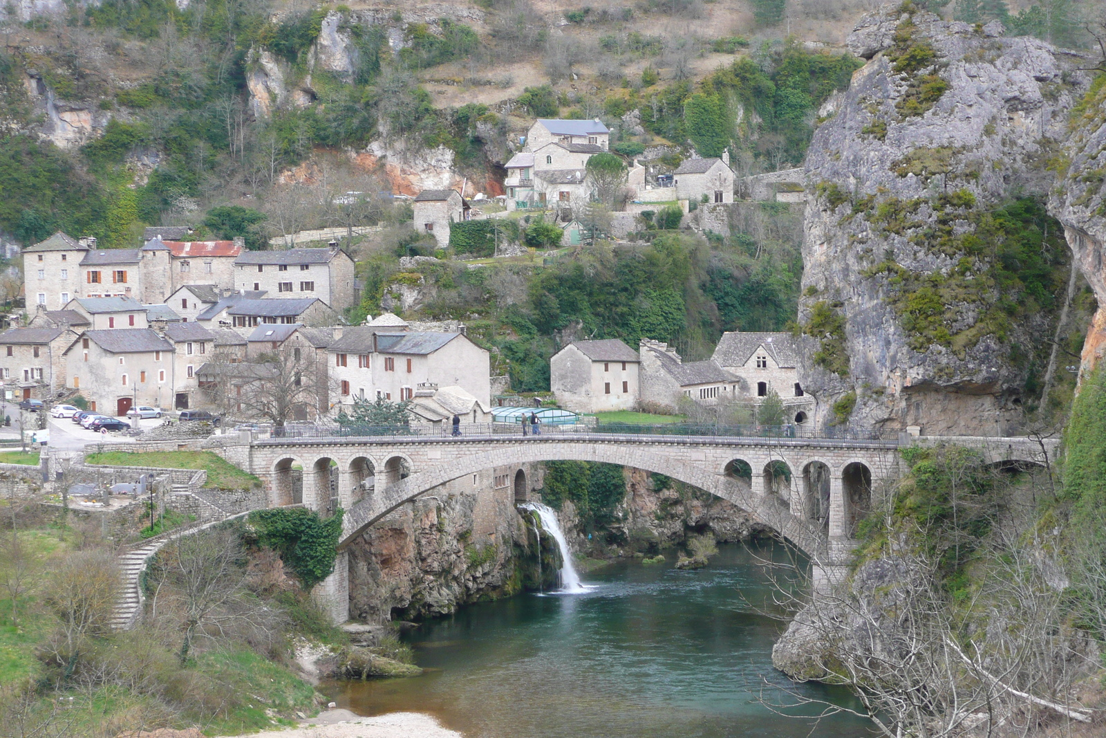 รูปถ่าย ฝรั่งเศส(France) หุบผาชันตาร์น(Gorges du Tarn) 2008-04 11