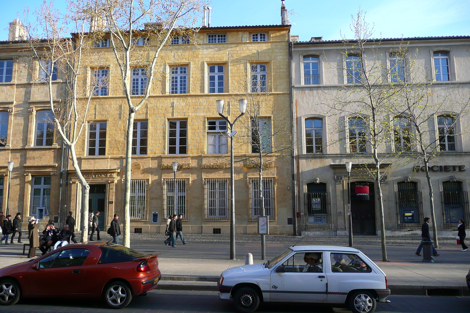 รูปถ่าย ฝรั่งเศส(France) แอ็กซ์-อ็อง-โพรว็องส์(Aix en Provence) ถนนมีราโบ(Cours Mirabeau) 2008-04 36