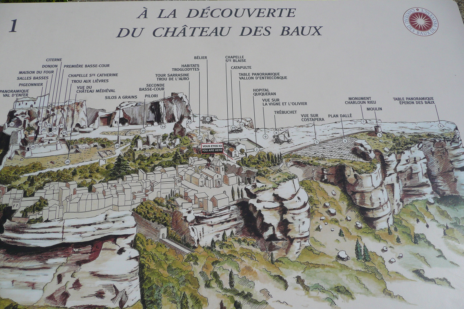 รูปถ่าย ฝรั่งเศส(France) เลส์โบเดอโพรว็องซ์(Baux de Provence) ปราสาทโบเดอโพรว็องส์(Baux de Provence Castle) 2008-04 52