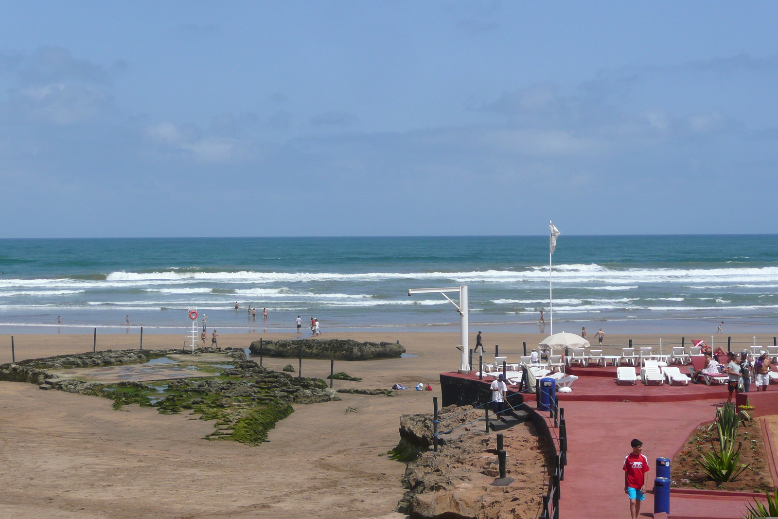 รูปถ่าย โมร็อกโก(Morocco) คาซาบลังกา(Casablanca) ถนนเลียบทะเลคาซาบลังกา(Casablanca Corniche) 2008-07 3