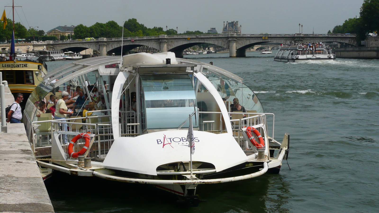 รูปถ่าย ฝรั่งเศส(France) ปารีส(Paris) ล่องเรือชมเมือง(Batobus Trip) 2007-06 57
