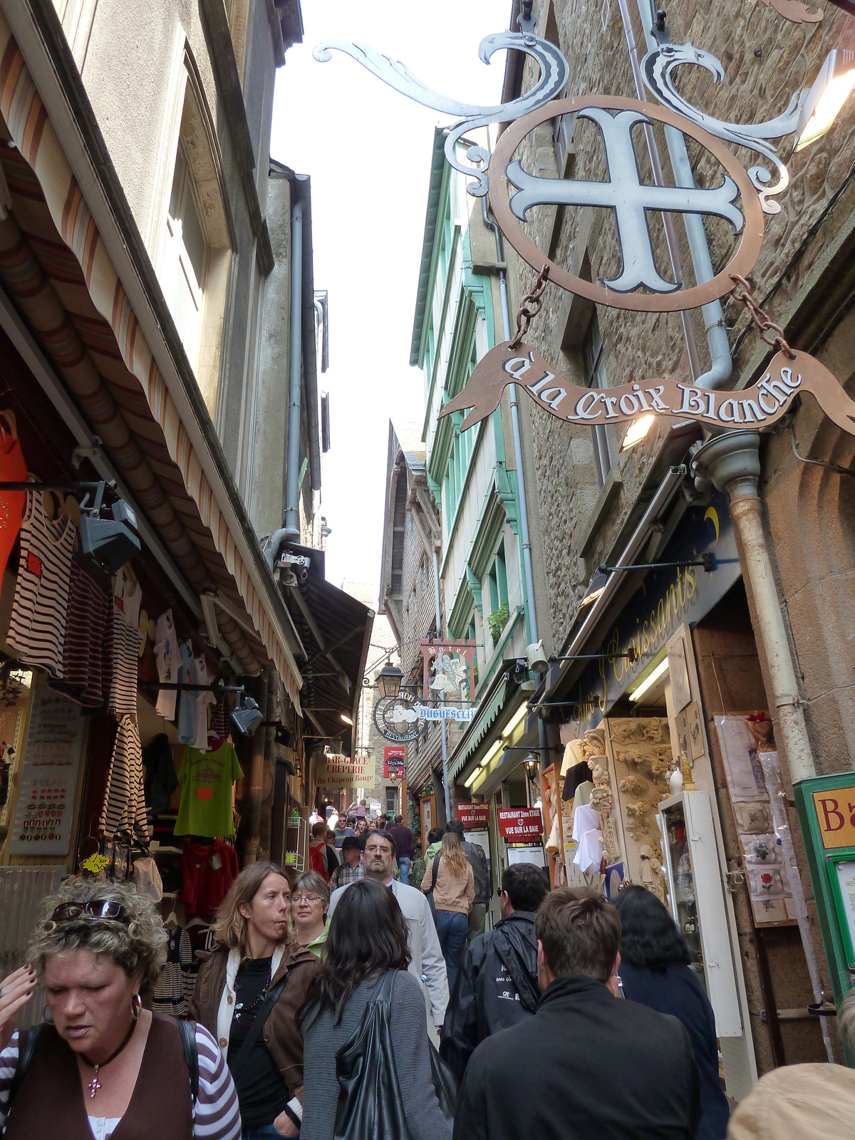 รูปถ่าย ฝรั่งเศส(France) มงแซ็งมีแชล(Mont St Michel) หมู่บ้านมงแซ็งมีแชล(Mont St Michel Village) 2010-04 0