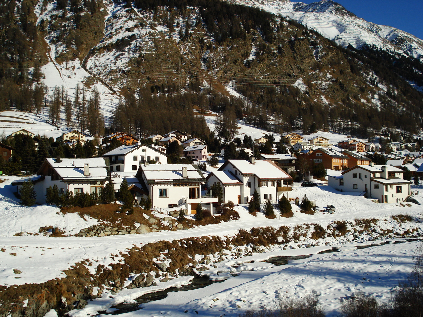 รูปถ่าย สวิสเซอร์แลนด์(Switzerland) ปองเทรซีน่า(Pontresina) 2007-01 75