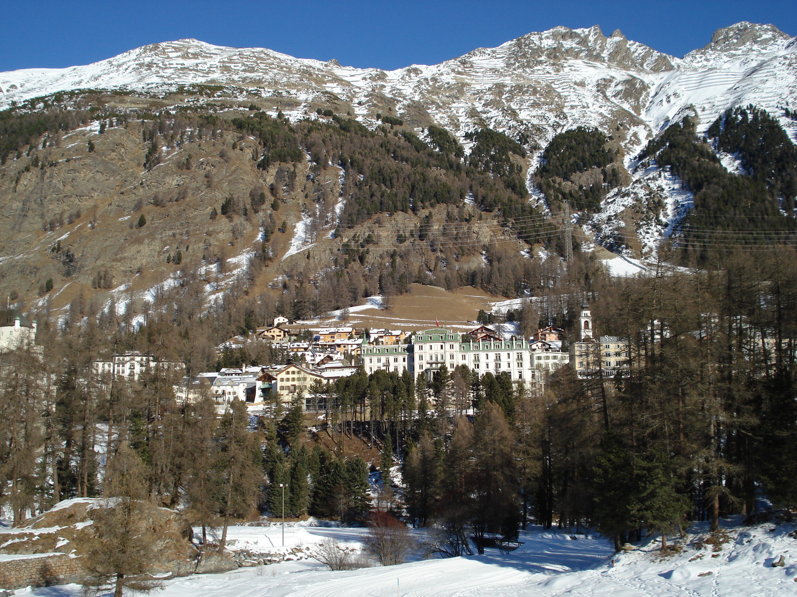 รูปถ่าย สวิสเซอร์แลนด์(Switzerland) ปองเทรซีน่า(Pontresina) 2007-01 64