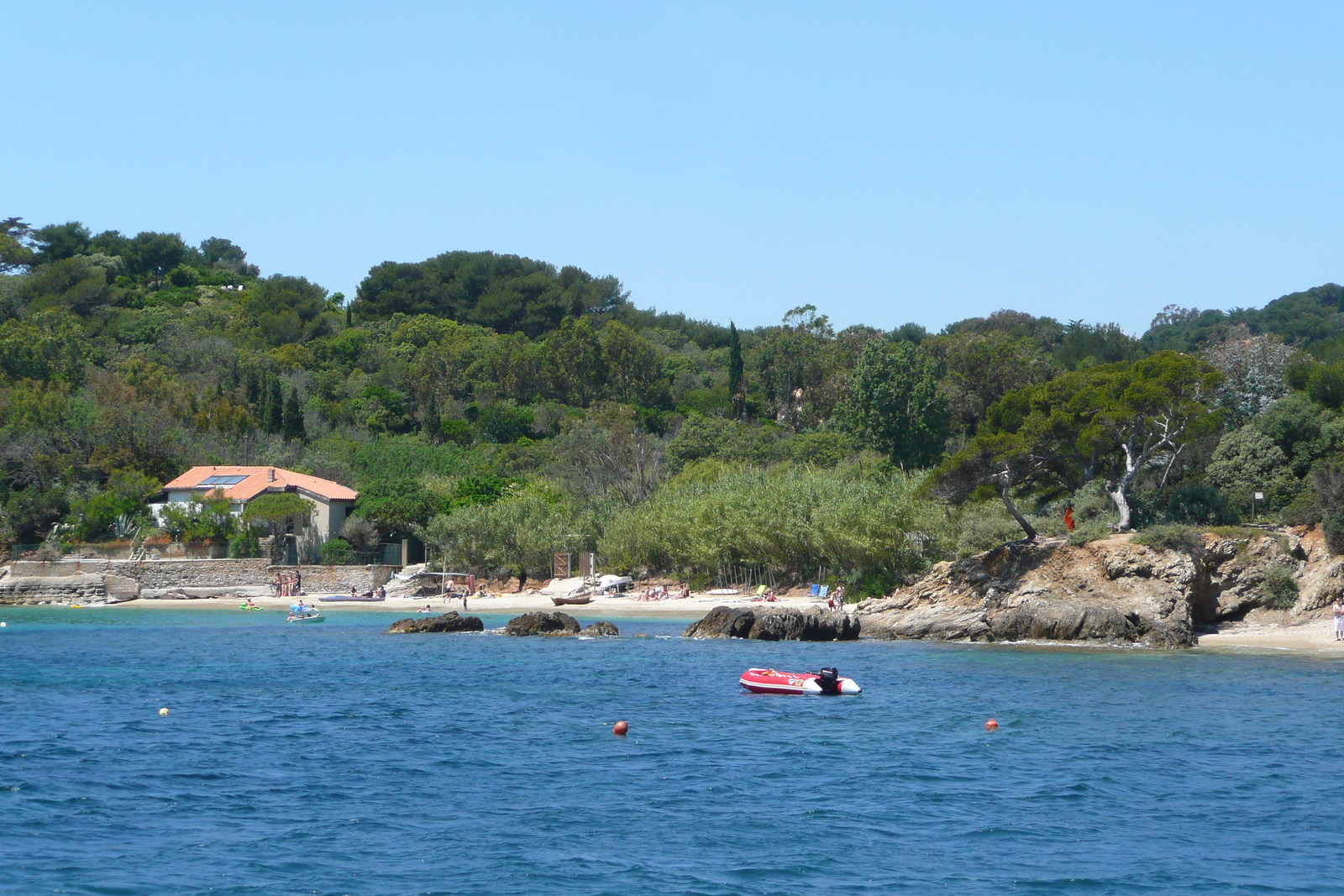 รูปถ่าย ฝรั่งเศส(France) เกาะปอร์เกอรอล(Porquerolles Island) ล่องเรือไปเกาะปอร์เกอรอล(Boat trip to Porquerolles) 2008-05 45