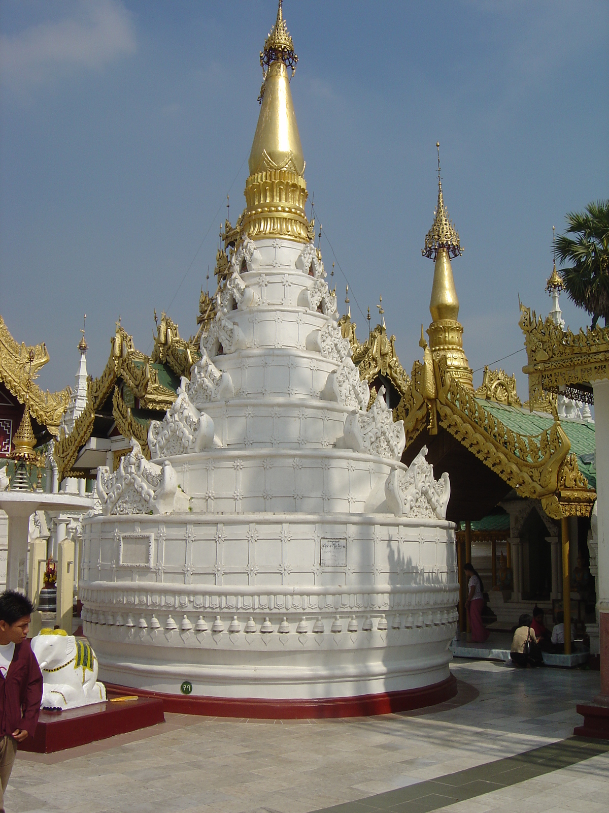 รูปถ่าย พม่า(Myanmar) ย่างกุ้ง(Yangon) พระมหาเจดีย์ชเวกากอง(Shwedagon Pagoda) 2005-01 20