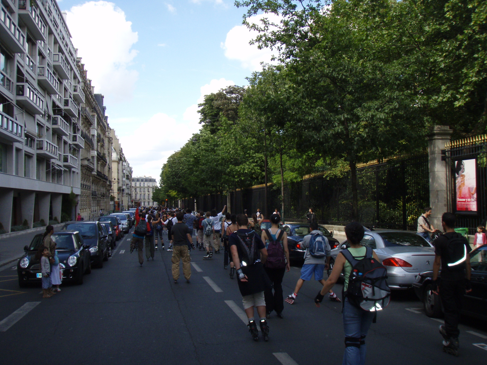 รูปถ่าย ฝรั่งเศส(France) ปารีส(Paris) เล่นสเก็ตในปารีส(Randonnee Roller et Coquillages) 2007-07 49