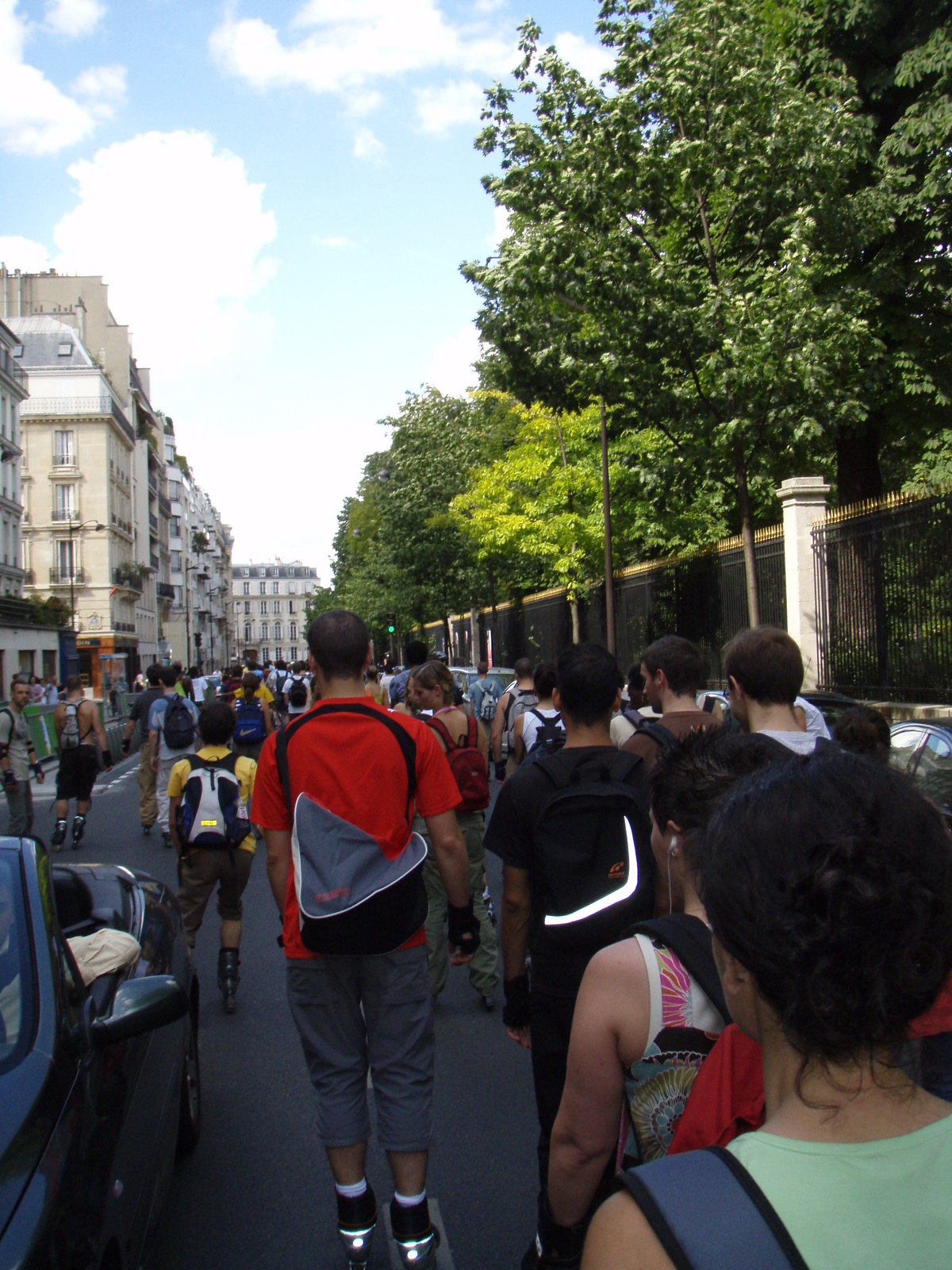 รูปถ่าย ฝรั่งเศส(France) ปารีส(Paris) เล่นสเก็ตในปารีส(Randonnee Roller et Coquillages) 2007-07 56