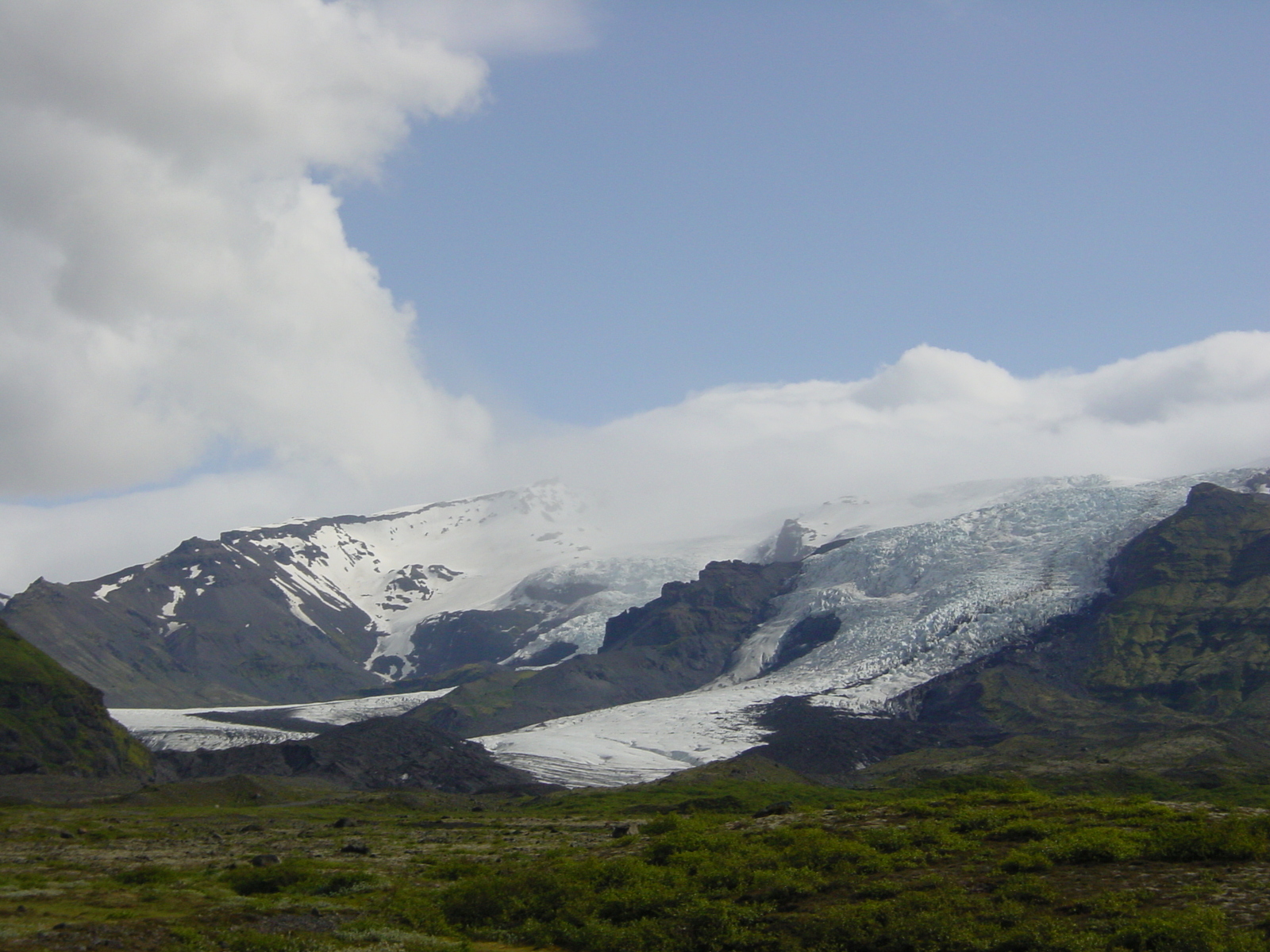 รูปถ่าย ไอซ์แลนด์(Iceland) สกาตาเฟลส์โจกูล(Skaftafellsjokull) 2003-06 16