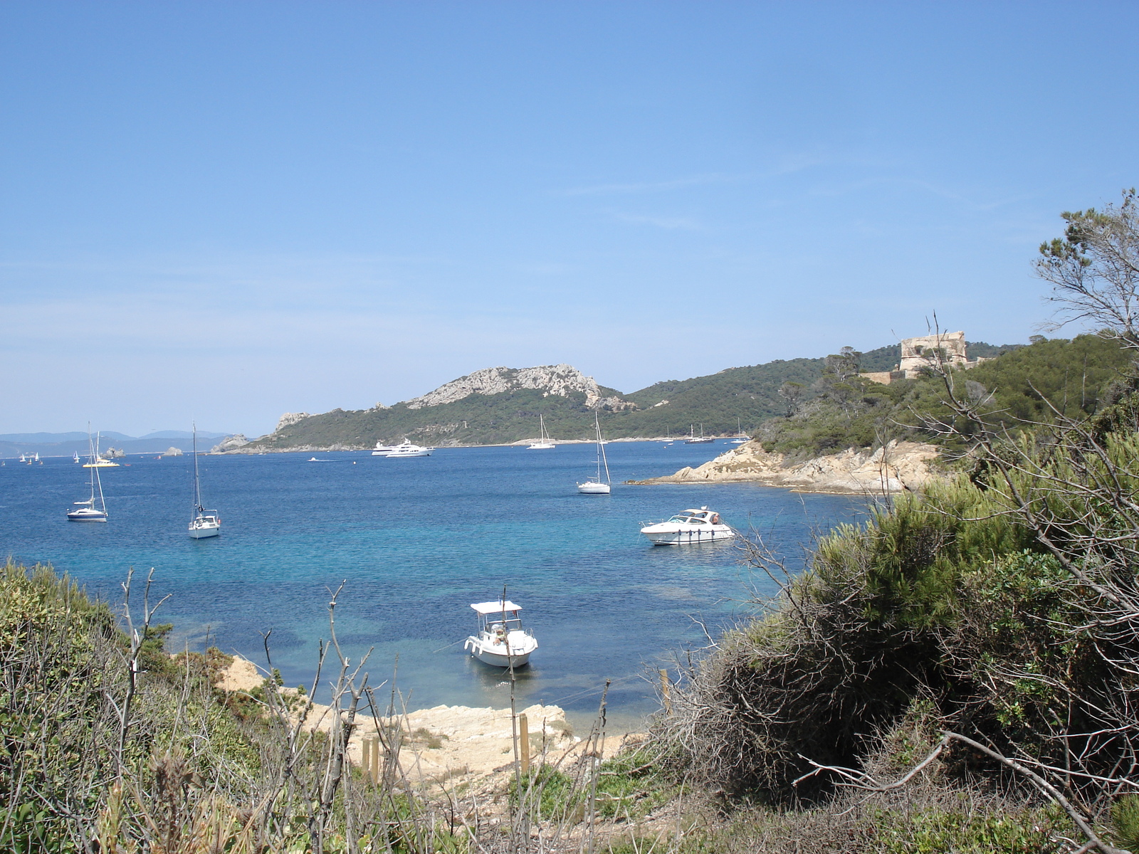 รูปถ่าย ฝรั่งเศส(France) เกาะปอร์เกอรอล(Porquerolles Island) 2006-06 88
