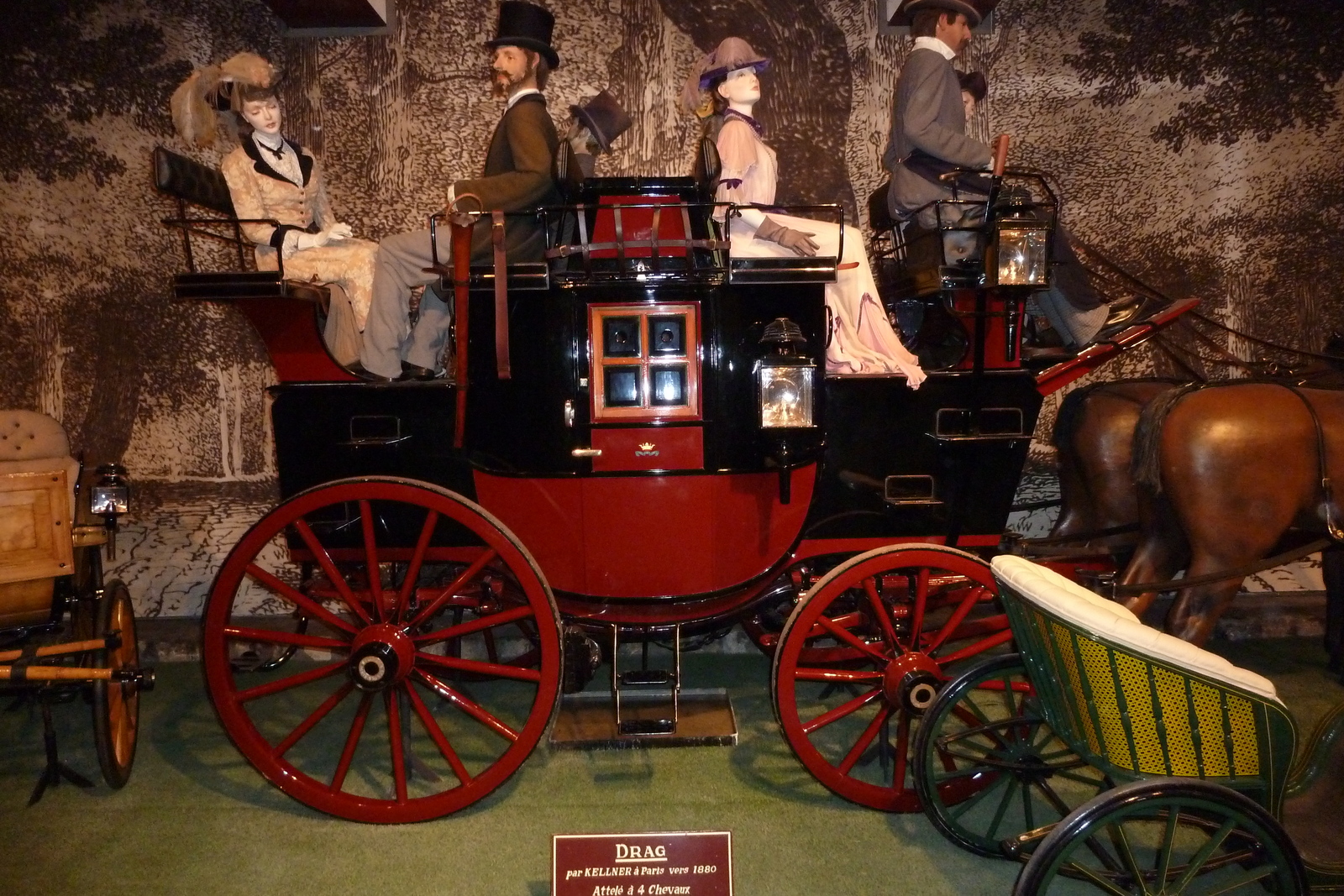 รูปถ่าย ฝรั่งเศส(France) ปราสาทโว-เลอ-วีกงต์(Vaux Le Vicomte Castle) พิพิธภัณฑ์รถม้า(Horse driven carriages museum) 2010-09 16