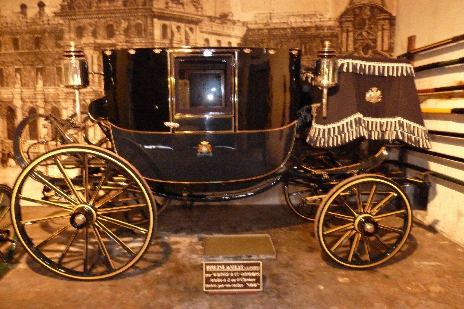 รูปถ่าย ฝรั่งเศส(France) ปราสาทโว-เลอ-วีกงต์(Vaux Le Vicomte Castle) พิพิธภัณฑ์รถม้า(Horse driven carriages museum) 2010-09 12