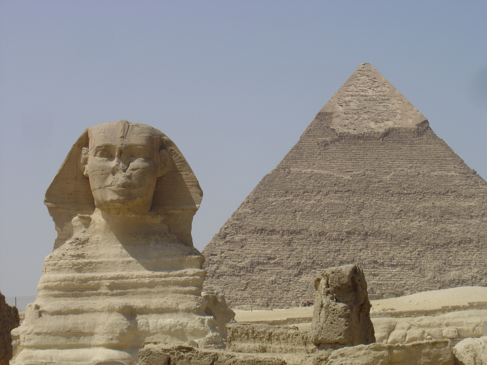 รูปถ่าย อียิปต์(Egypt) มหาพีระมิดแห่งกีซา(Giza Pyramids) 2004-09 25