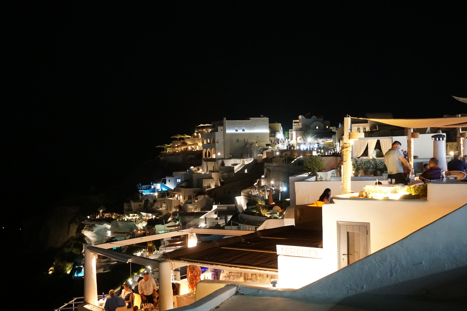 รูปถ่าย กรีก(Greece) ซานโตรินี(Santorini) โอยา(Oia) โอยายามค่ำคืน(Oia by Night) 2016-07 17