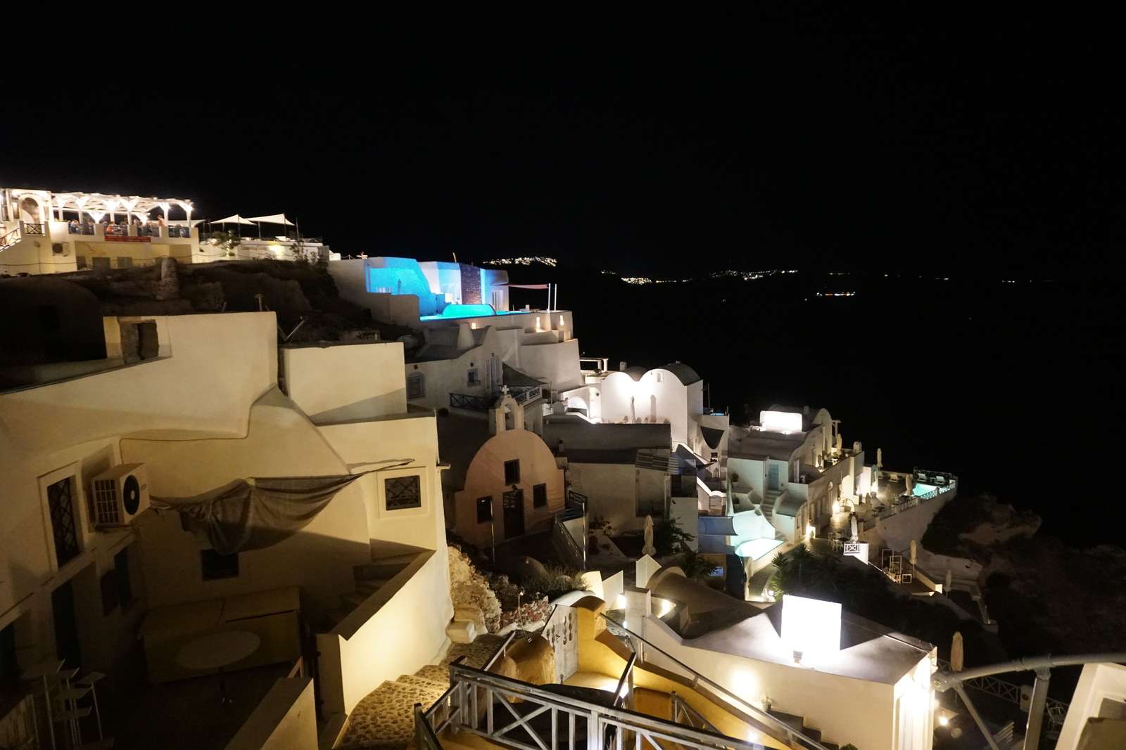 รูปถ่าย กรีก(Greece) ซานโตรินี(Santorini) โอยา(Oia) โอยายามค่ำคืน(Oia by Night) 2016-07 3