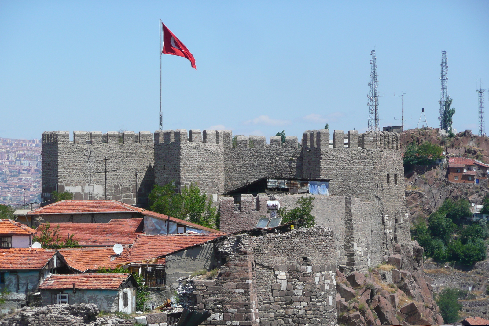 รูปถ่าย ตุรกี(Turkey) อังการา(Ankara) ป้อมปราการอังการา(Ankara Fortress) 2008-07 42