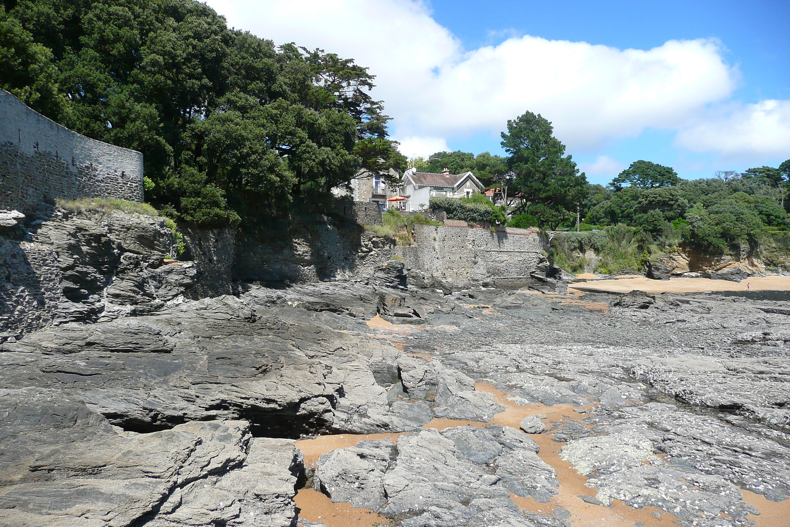 รูปถ่าย ฝรั่งเศส(France) ปอร์นิค(Pornic) หาดกร็องด์วาเล(grandes vallees Beach) 2008-07 2