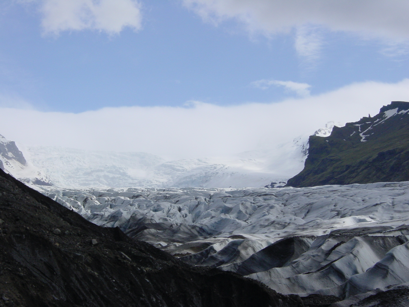 รูปถ่าย ไอซ์แลนด์(Iceland) สกาตาเฟลส์โจกูล(Skaftafellsjokull) 2003-06 27