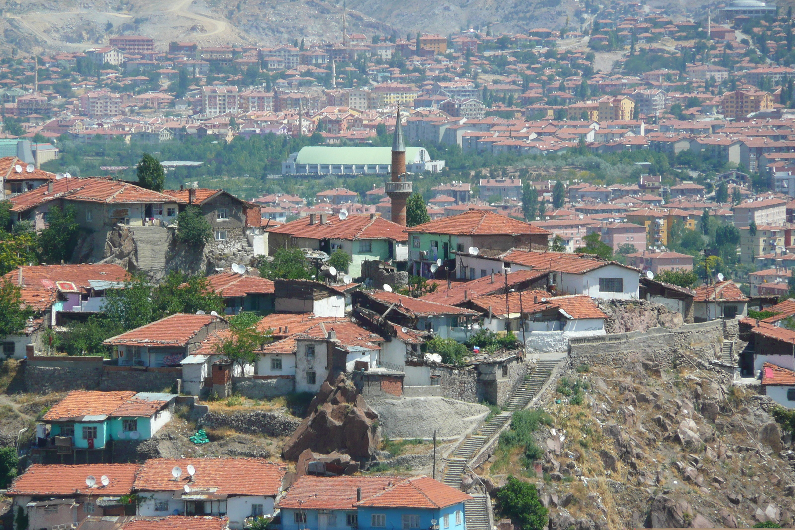 รูปถ่าย ตุรกี(Turkey) อังการา(Ankara) ป้อมปราการอังการา(Ankara Fortress) 2008-07 35