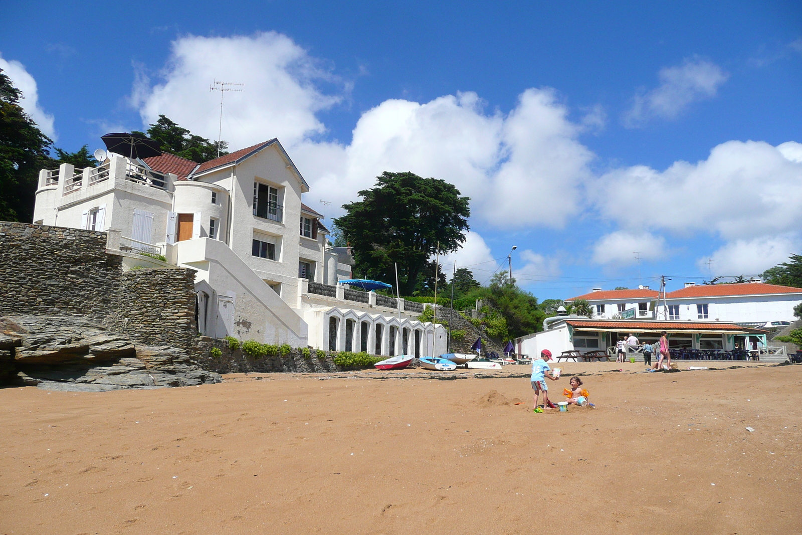 รูปถ่าย ฝรั่งเศส(France) ปอร์นิค(Pornic) หาดกร็องด์วาเล(grandes vallees Beach) 2008-07 23