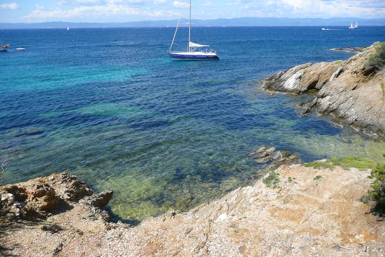 รูปถ่าย ฝรั่งเศส(France) เกาะปอร์เกอรอล(Porquerolles Island) แหลมเลอแก็ง(Pointe du Lequin) 2008-05 3
