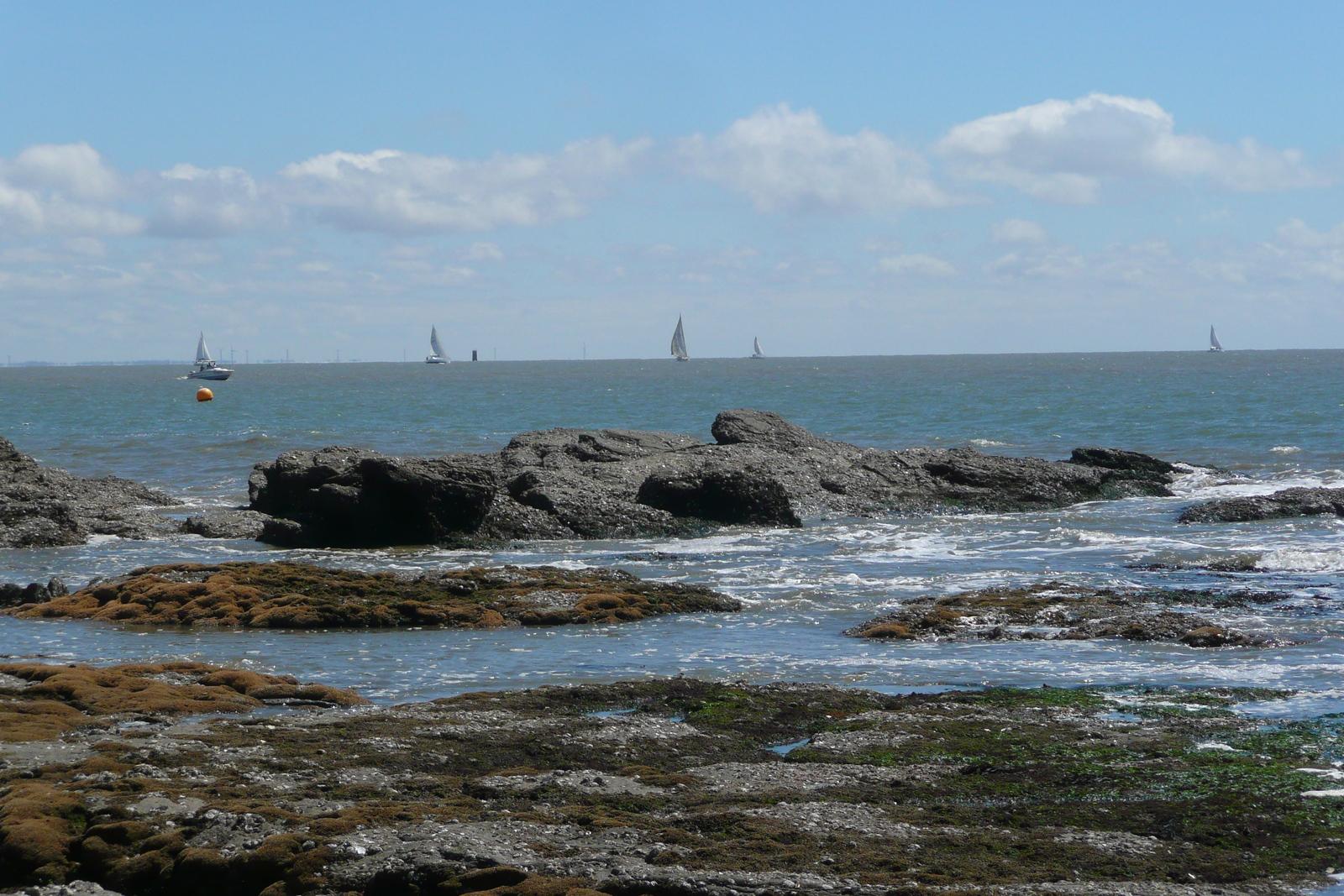 รูปถ่าย ฝรั่งเศส(France) ปอร์นิค(Pornic) หาดกร็องด์วาเล(grandes vallees Beach) 2008-07 30