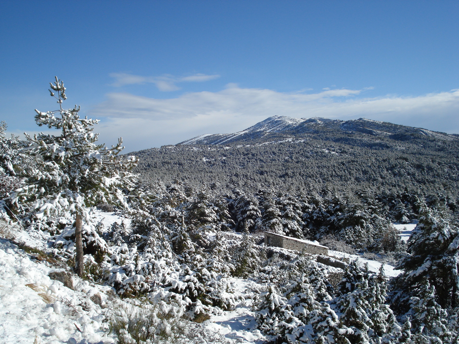 รูปถ่าย ฝรั่งเศส(France) ถนนจากกูร์เซกูลไปเกรโอลีแยร์-เล-เนจ(Coursegoule to Greolieres les neiges road) 2007-01 66
