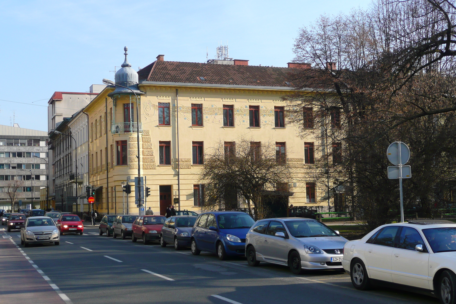 รูปถ่าย สโลวีเนีย(Slovenia) ลีอูบลีอานา(Ljubljana) เมืองเก่า(Historic Centre) 2008-01 6