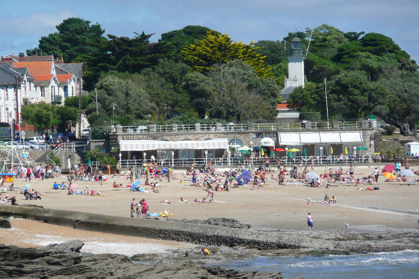 รูปถ่าย ฝรั่งเศส(France) ปอร์นิค(Pornic) หาดกร็องด์วาเล(grandes vallees Beach) 2008-07 15