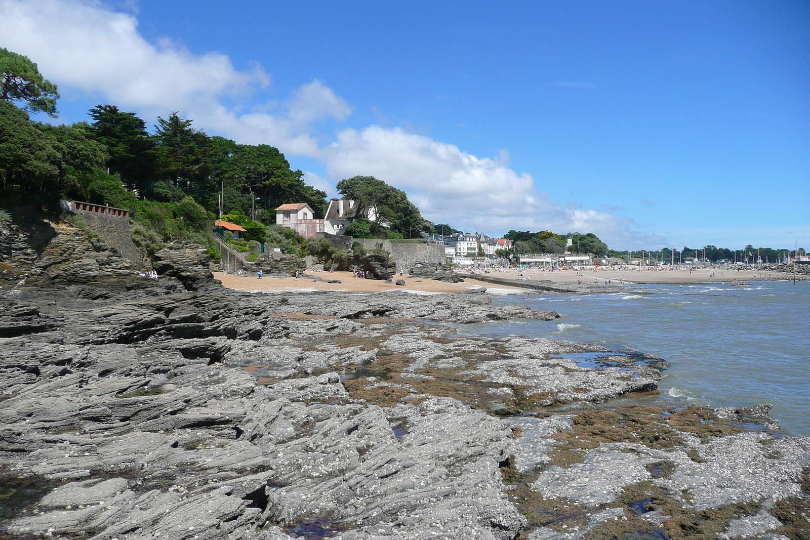 รูปถ่าย ฝรั่งเศส(France) ปอร์นิค(Pornic) หาดกร็องด์วาเล(grandes vallees Beach) 2008-07 25
