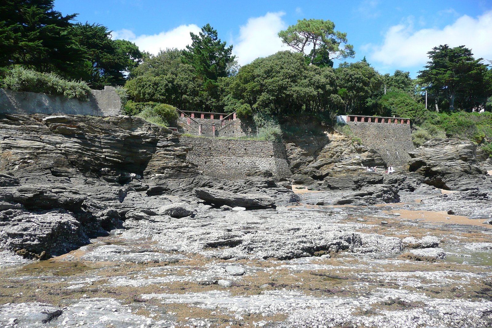 รูปถ่าย ฝรั่งเศส(France) ปอร์นิค(Pornic) หาดกร็องด์วาเล(grandes vallees Beach) 2008-07 29