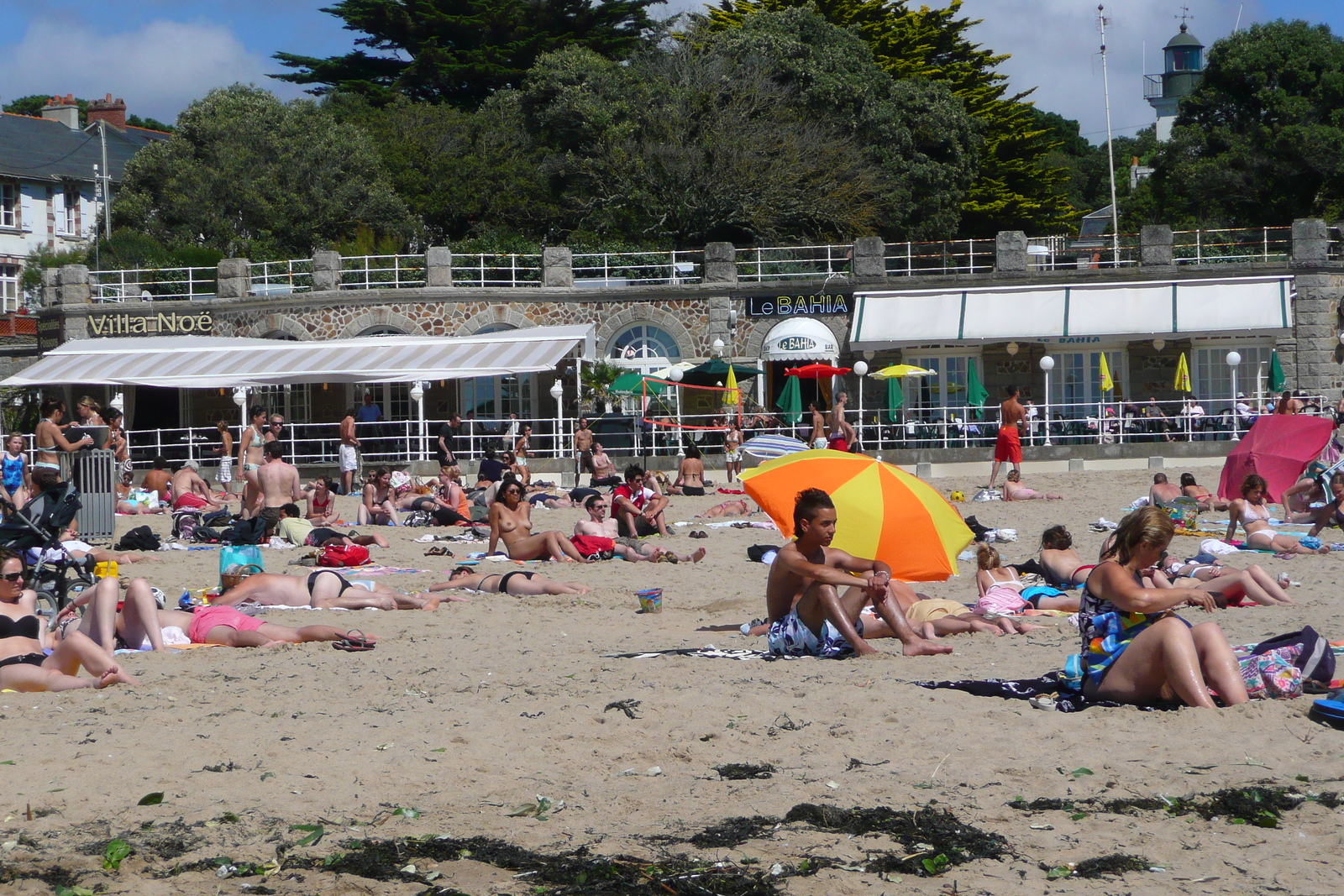 รูปถ่าย ฝรั่งเศส(France) ปอร์นิค(Pornic) หาดโนแวยาร์(Noveillard Beach) 2008-07 13