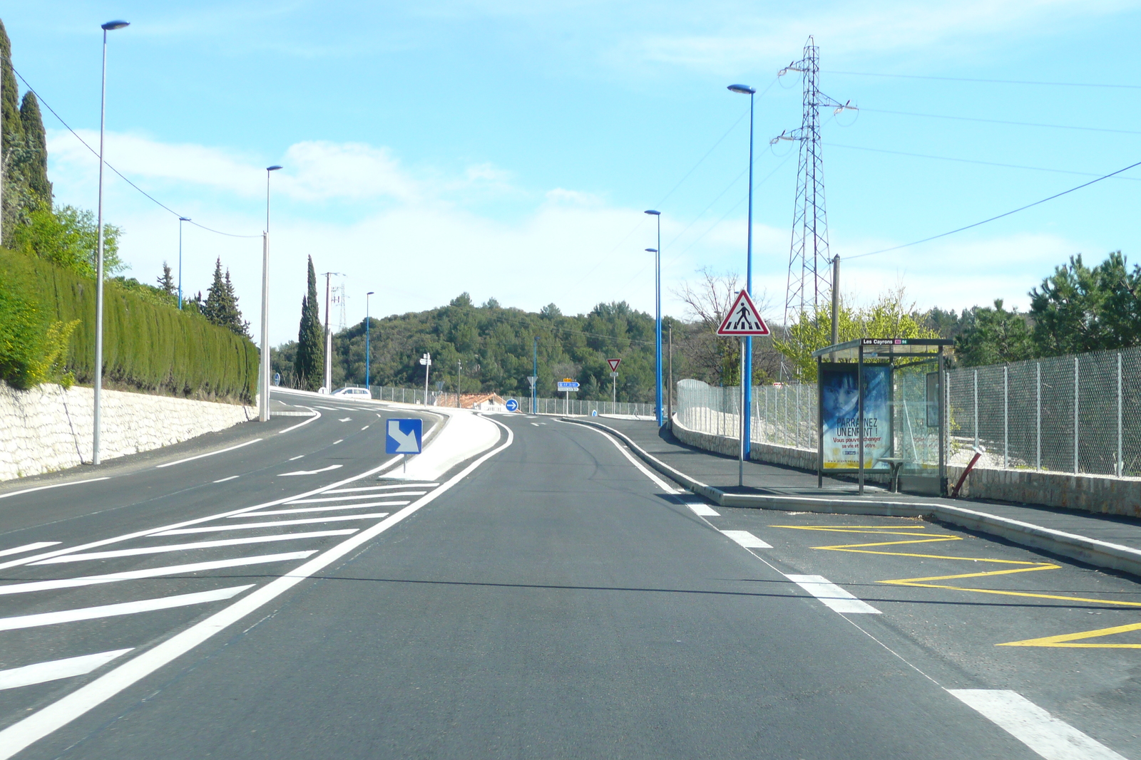 รูปถ่าย ฝรั่งเศส(France) เฟรนช์ริวิเอรา(French Riviera) ถนนจากว็องส์ไปกาญ(Vence to Cagnes road) 2008-03 16